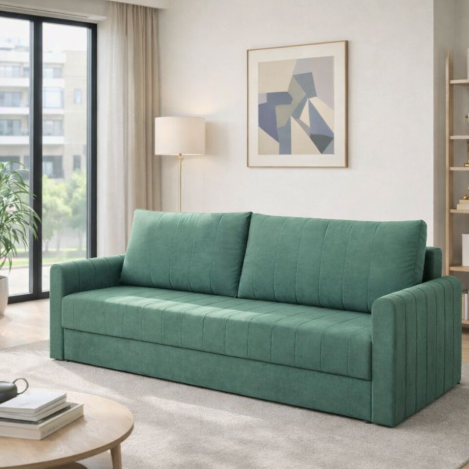 Гонконг зеленый велюр vita26 77400944 - фото 1