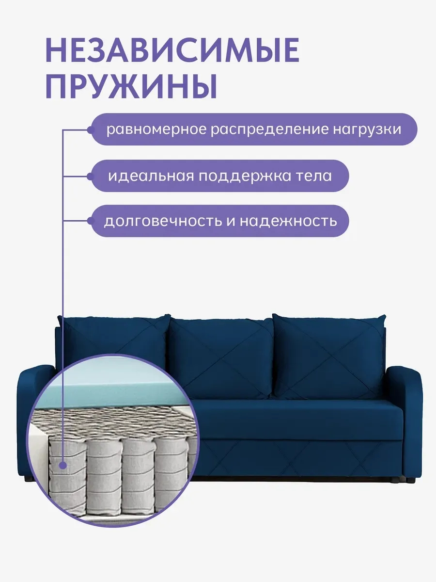 Честер синий велюр 77400980 - миниатюра 9
