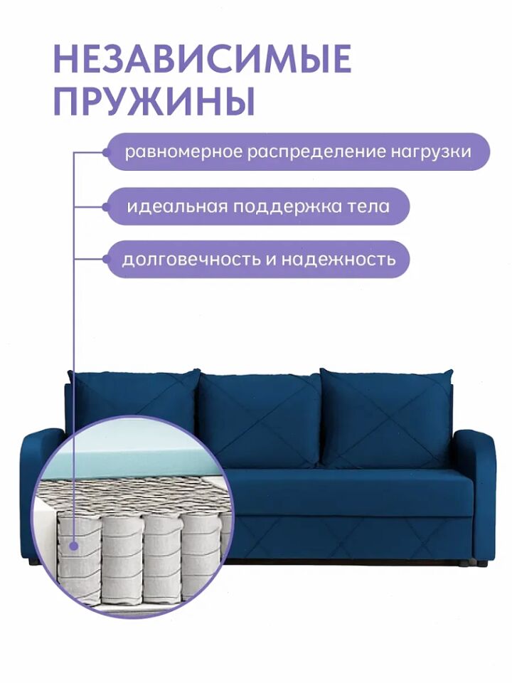 Честер синий велюр 77400980 - миниатюра 10