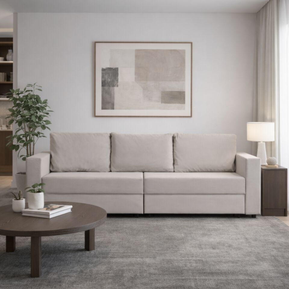 Аликанте бежевый велюр 77401032 - фото 1