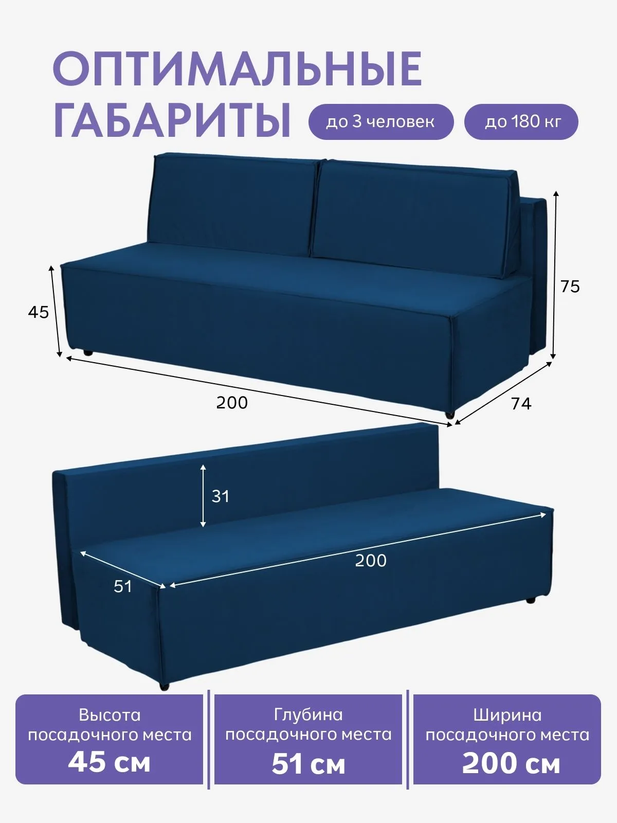 Манчестер синий велюр 77401091 - миниатюра 3