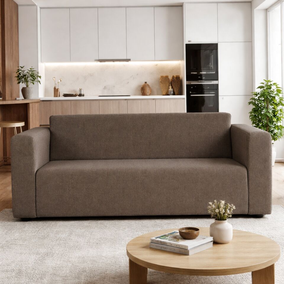 Гамма светло-коричневый рогожка 77401118 - фото 1