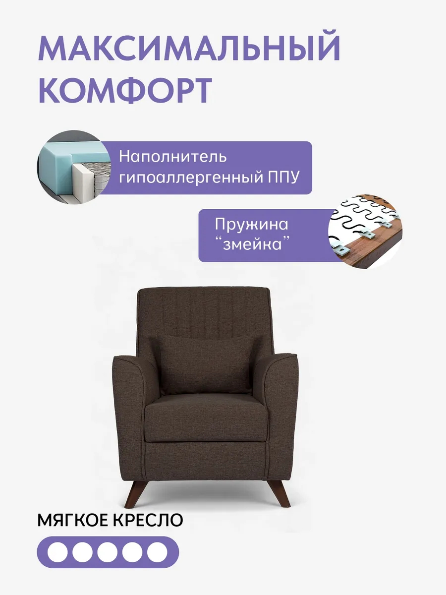 Оксфорд Оксфорд кофейный рогожка 70300651 - миниатюра 3