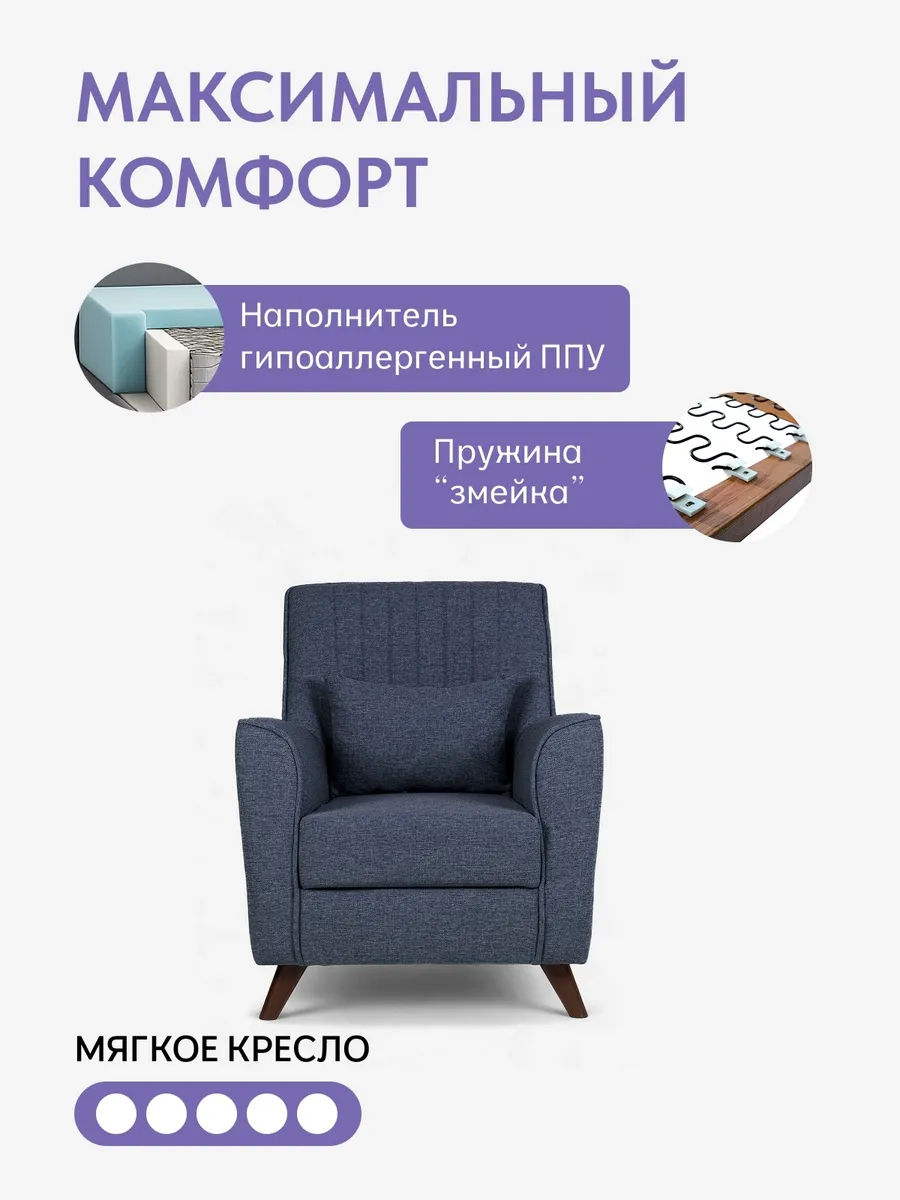 Оксфорд Оксфорд синий рогожка 70300656 - миниатюра 3