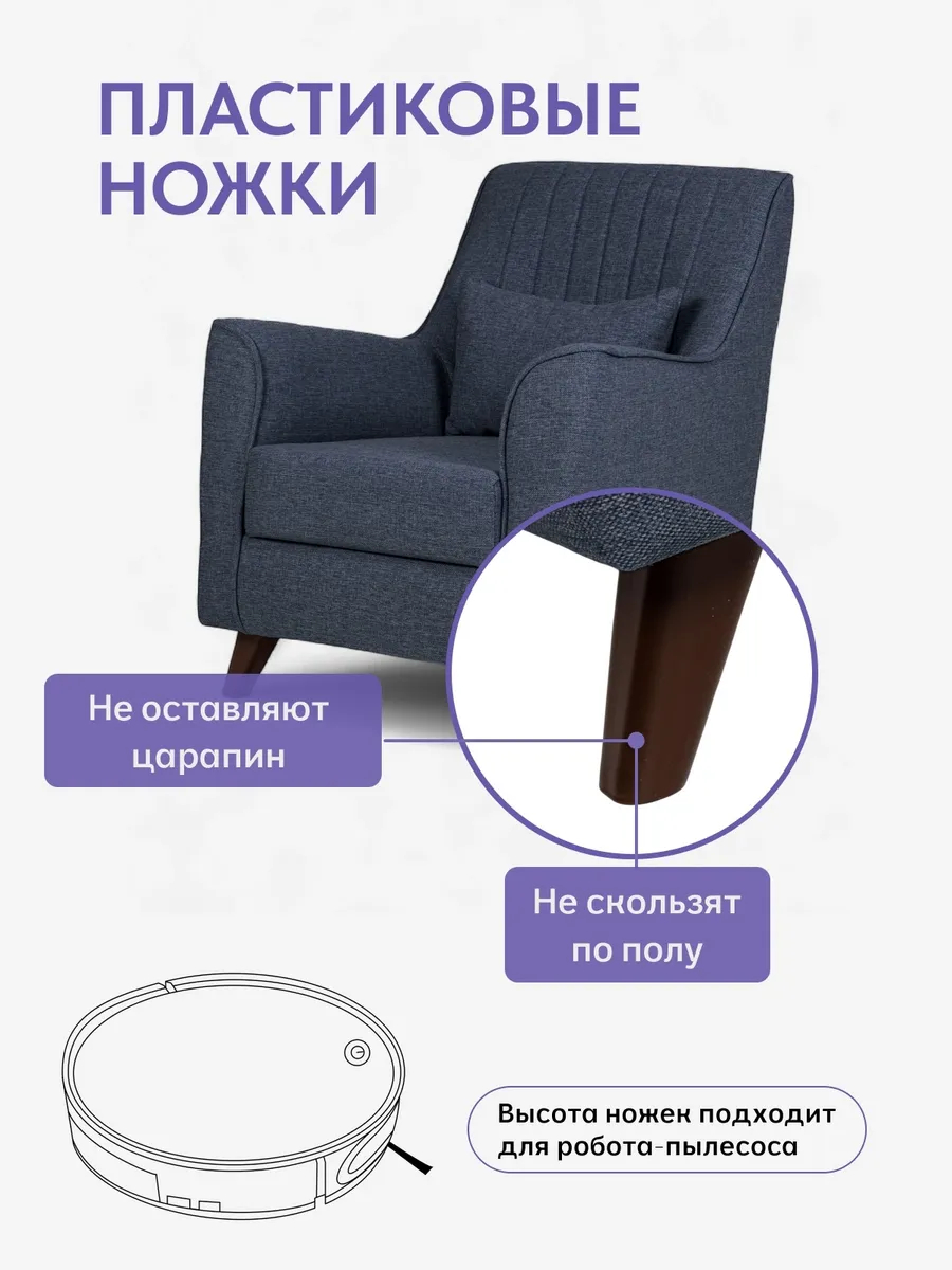 Оксфорд Оксфорд синий рогожка 70300656 - миниатюра 6