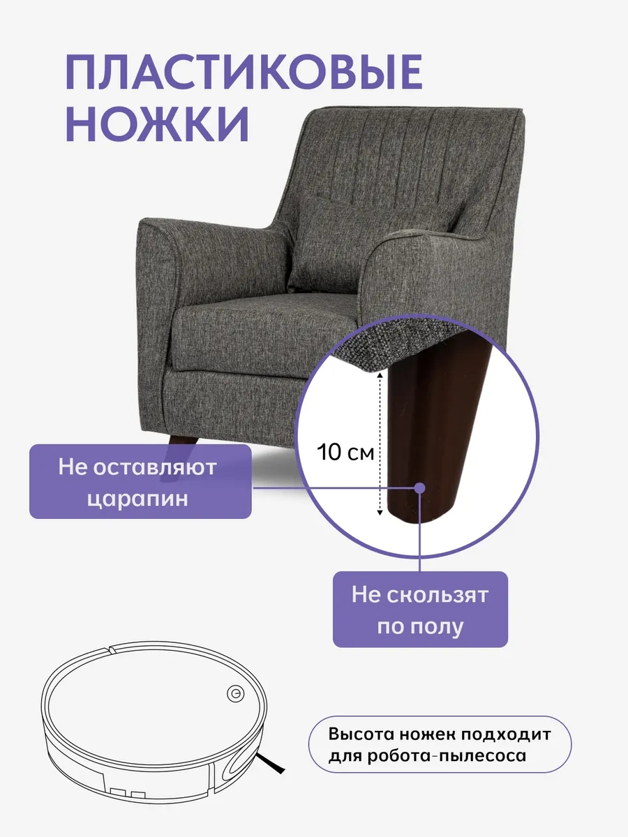 Оксфорд Оксфорд серый рогожка 77400374 - миниатюра 6