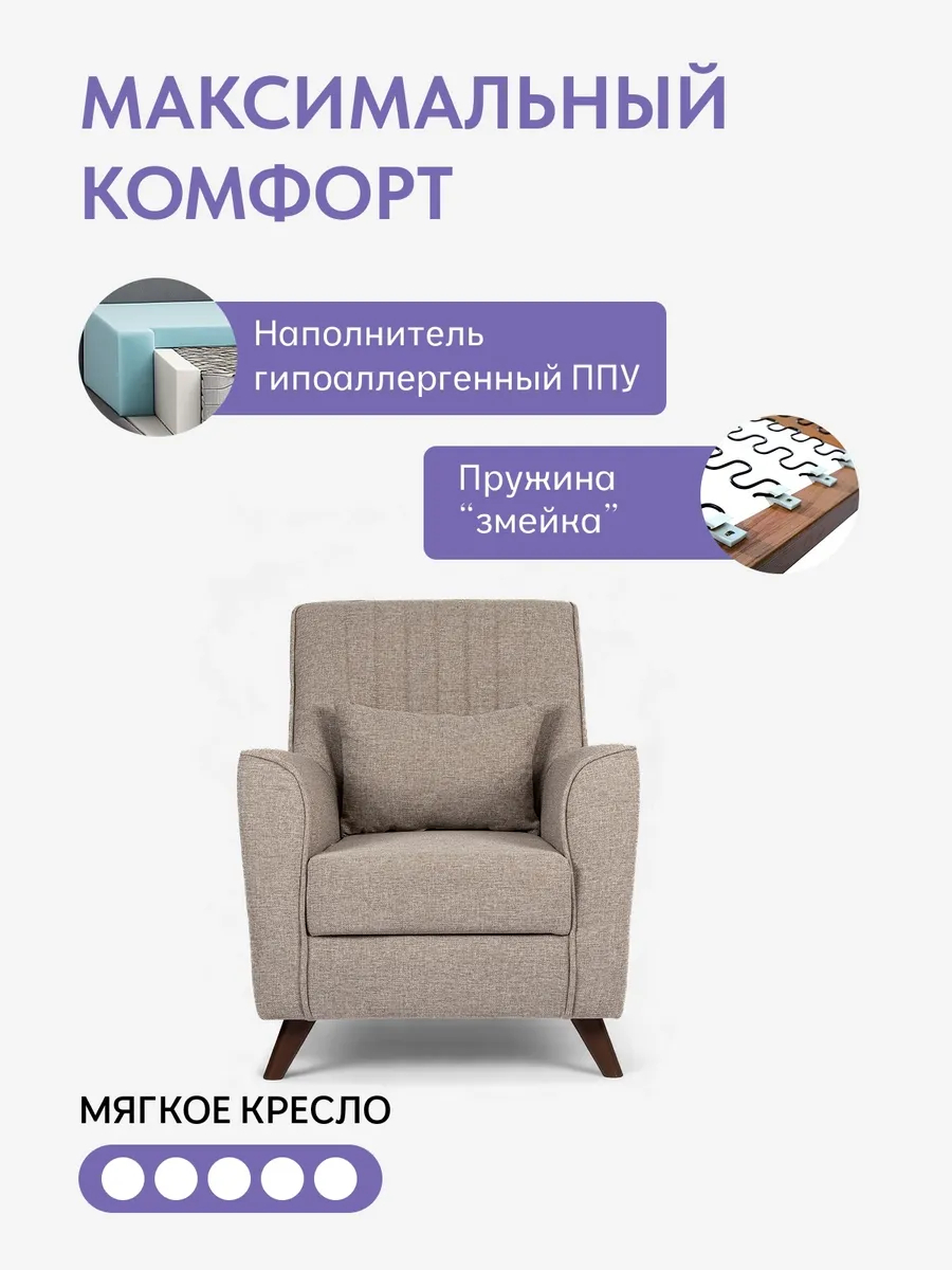 Оксфорд Оксфорд мокко рогожка 77400614 - миниатюра 3