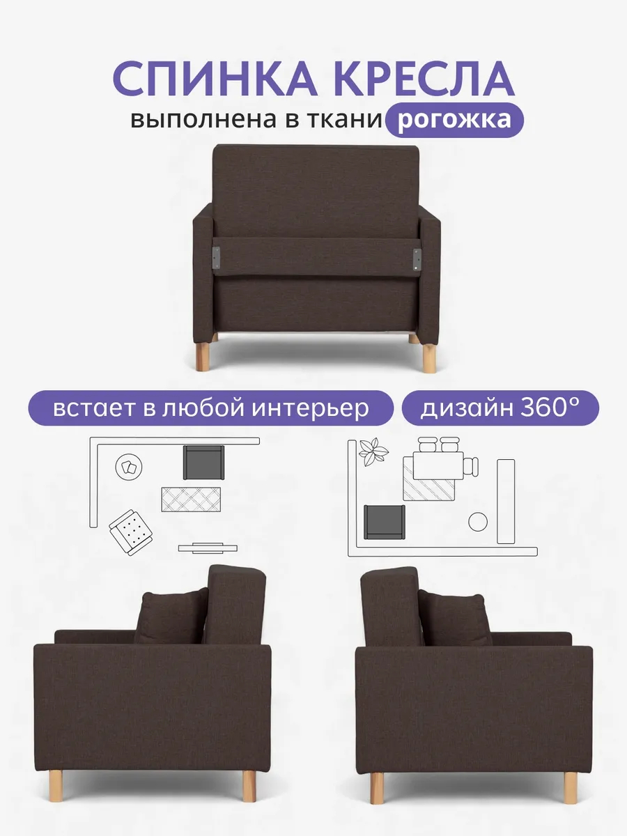 Этра Кофейный рогожка 77400845 - миниатюра 7