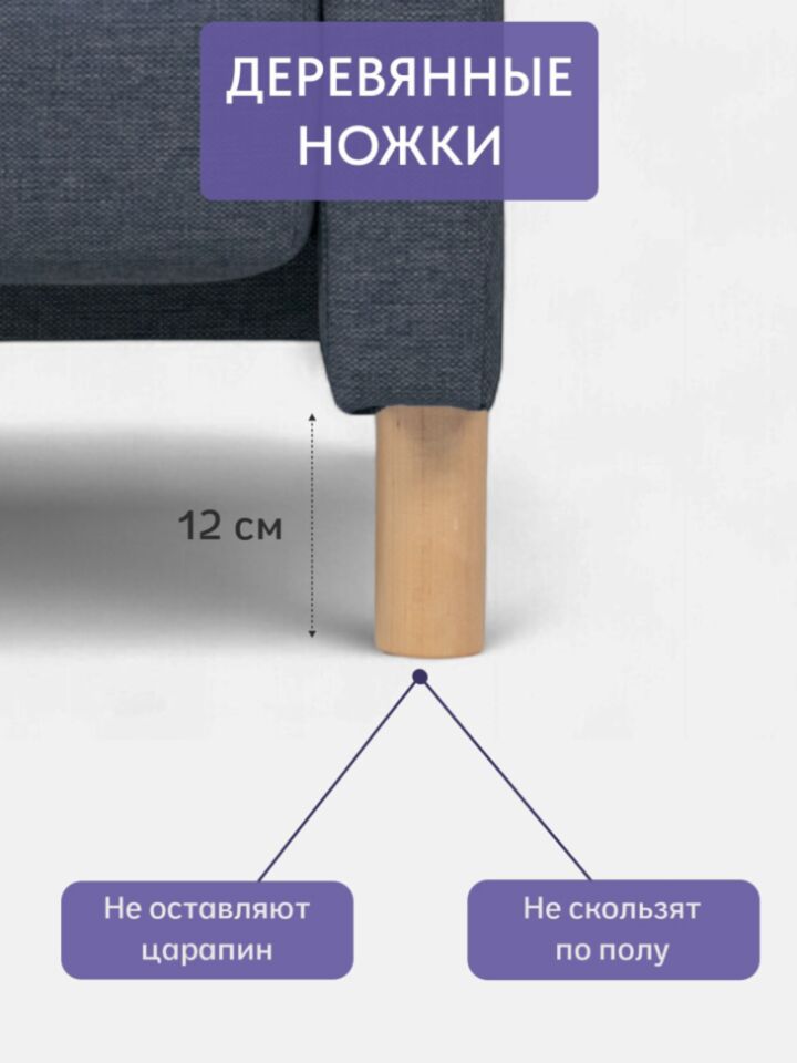Этра синий рогожка 77400846 - миниатюра 7