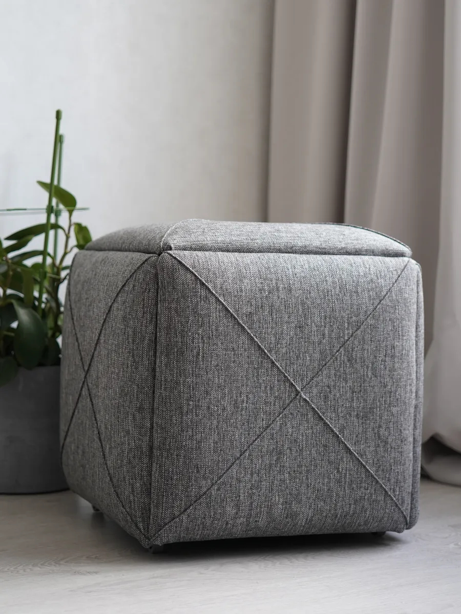 Пуф 5 в 1 Брум т-серый рогожка 77400543 - миниатюра 7