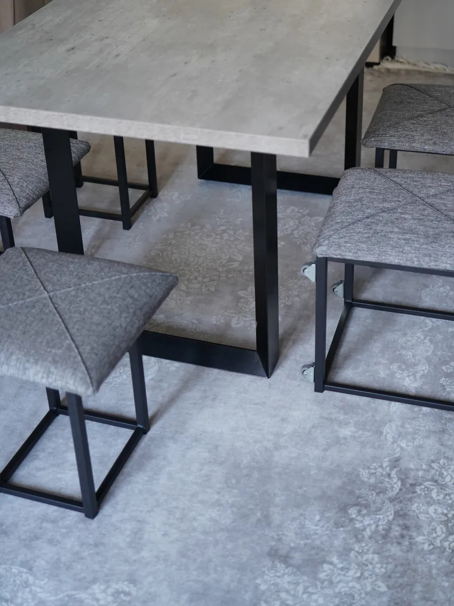 Пуф 5 в 1 Брум т-серый рогожка 77400543 - миниатюра 9