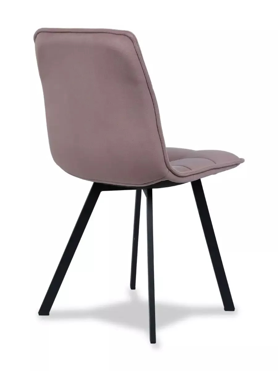 Комплект стульев Роли 2шт серо-розовый велюр 77000297 - миниатюра 4