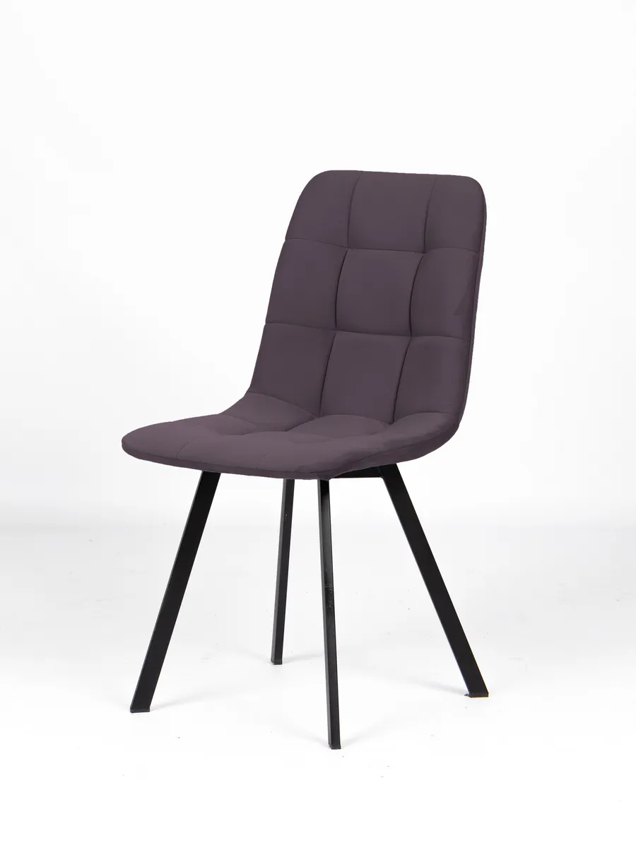 Комплект стульев Трон Лайт 2 4шт серо-фиолетовый велюр 77400419 - фото 1