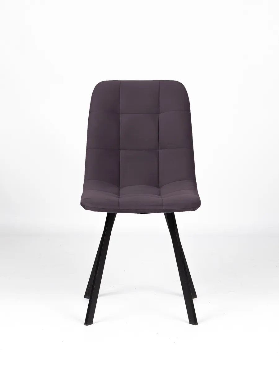 Комплект стульев Трон Лайт 2 4шт серо-фиолетовый велюр 77400419 - миниатюра 2