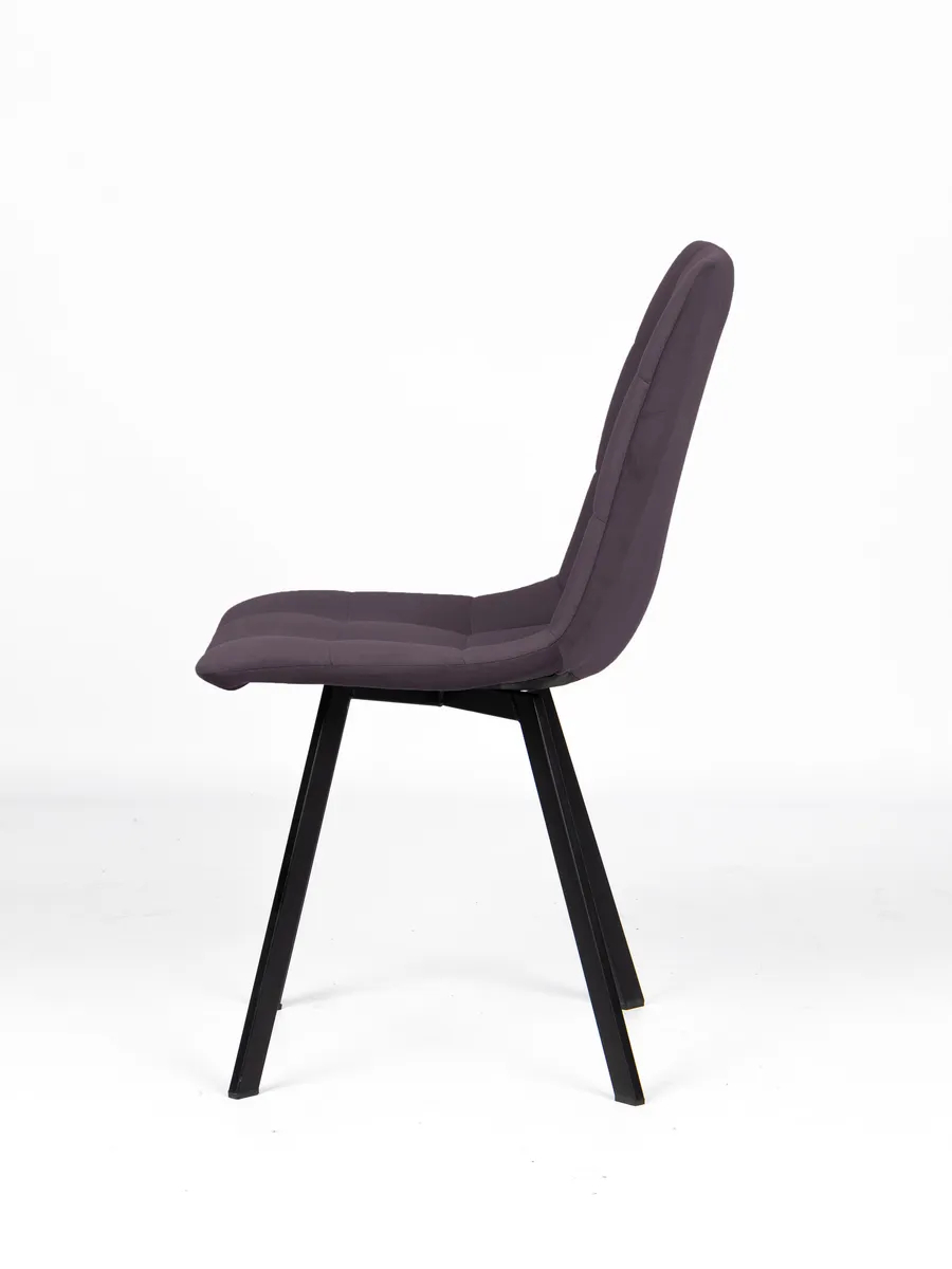 Комплект стульев Трон Лайт 2 4шт серо-фиолетовый велюр 77400419 - миниатюра 3