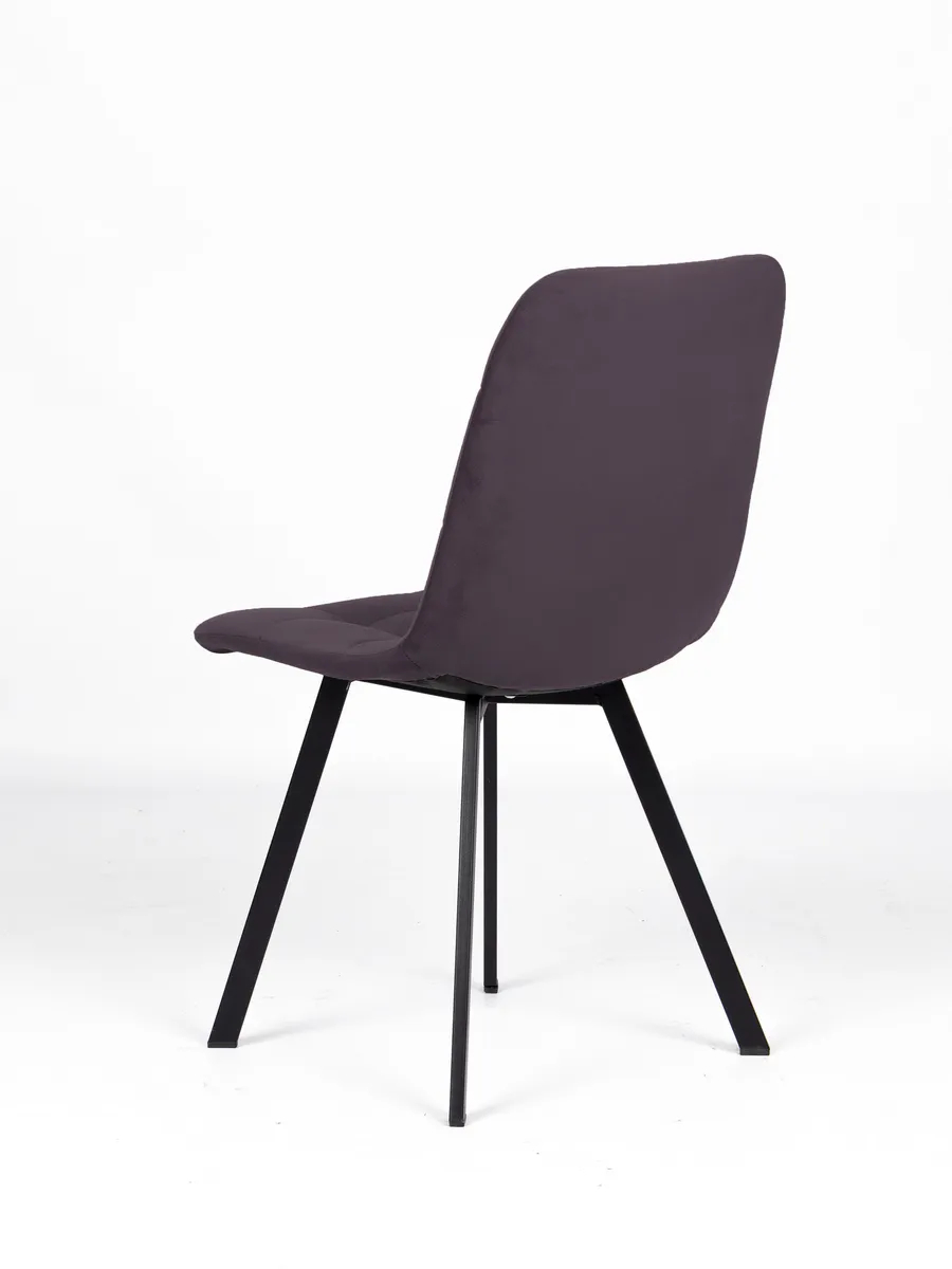 Комплект стульев Трон Лайт 2 4шт серо-фиолетовый велюр 77400419 - миниатюра 4