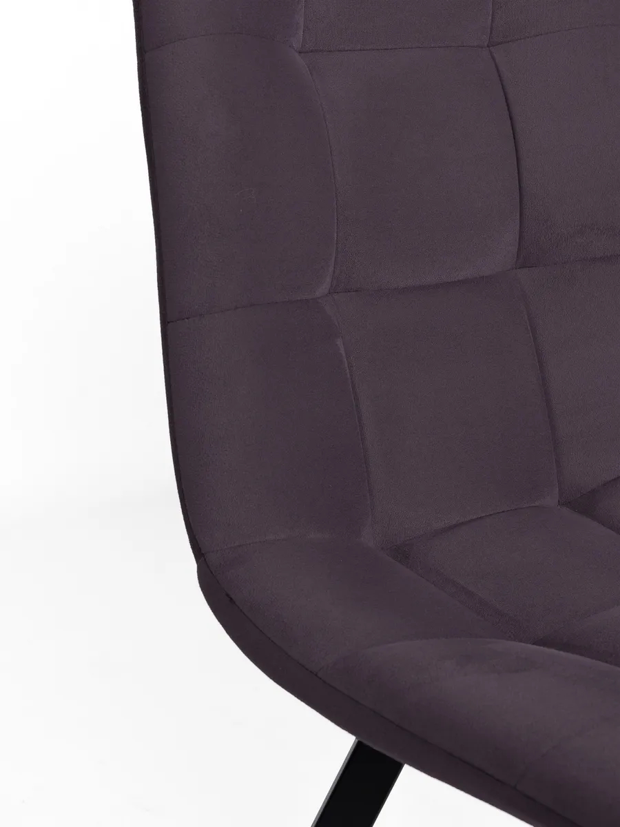 Комплект стульев Трон Лайт 2 4шт серо-фиолетовый велюр 77400419 - миниатюра 7