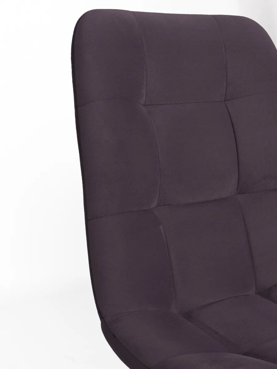 Комплект стульев Трон Лайт 2 4шт серо-фиолетовый велюр 77400419 - миниатюра 8